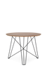 Pastoe IJhorst side table with a sleek wooden design, showcasing its modern, minimalist style and sturdy construction.