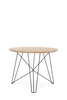 Pastoe IJhorst side table with a sleek wooden top and minimalist design, perfect for modern living spaces.