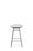 Low black wire bar stool from Pastoe's KM06 Bar Stool Low collection, showcasing a sleek seating design with a modern frame.