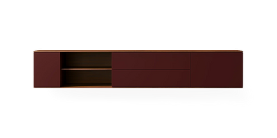 Landscape Wall Cabinet - Walnut 228 cm by Pastoe