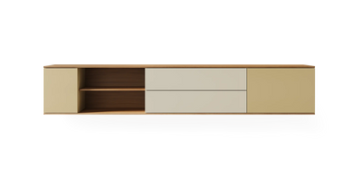 Landscape Wall Cabinet - Oak Natural 228 cm by Pastoe
