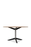 Pastoe TE06 dining table with oak top and chrome legs, modern design for contemporary dining spaces