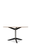 Pastoe TE06 dining table with white Fenix surface and chrome legs, modern design perfect for contemporary dining spaces.