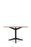 Pastoe TE06 dining table with oak tabletop and black legs, modern design, suitable for contemporary dining rooms.
