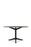 Black-finish TE06 dining table by Pastoe with sleek legs, modern design, and smooth tabletop surface.