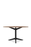Pastoe TE06 dining table with walnut tabletop and black legs, modern design for contemporary dining spaces.