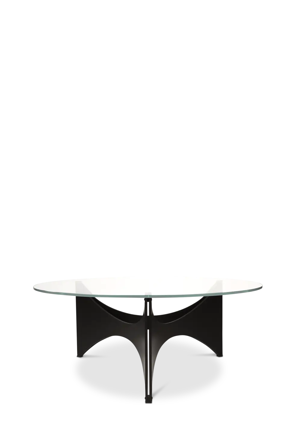 Pastoe TZ75 coffee table with oak top and black legs, modern design, showcasing a sleek and minimalist living room accent piece.