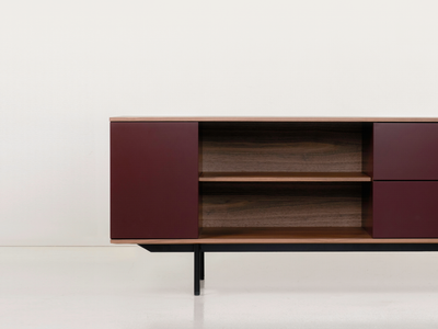Landscape Cabinet - Walnut 200 cm by Pastoe