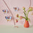 Plum Fringe Butterflies - Set of 3 by Studio Roof