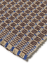 Checker placemat by Lorena Canals in a brown and cream checkered design