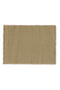 Checker placemat by Lorena Canals in moss green and natural tones