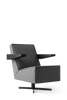 Pastoe Press Room Chair showing sleek wooden frame and cushioned seat, designed for comfortable seating in modern office spaces.
