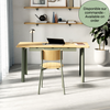 New Modern Desk with Storage Unit - Eco-certified Wood by Tiptoe
