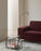 Close-up of the Tangled Side Table by Pastoe showing intricate woven design and natural wood finish.