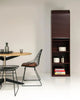 Wire dining chair by Pastoe featuring a sleek, minimalist design with a metal frame and a comfortable seat.