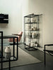 Pastoe Tangled Showcase storage unit with interwoven wooden panels and multiple compartments, modern and stylish furniture piece.