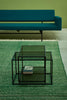 Pastoe Tangled Side Table with interwoven wooden design, modern table for living room or bedroom decor.