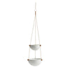 OYOY Pif Paf Puf hanging storage with two white bowls for organized accessories