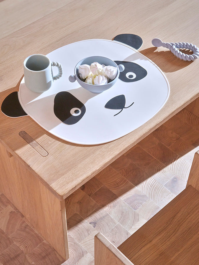 Placemat Panda - White/Black by OYOY MINI
