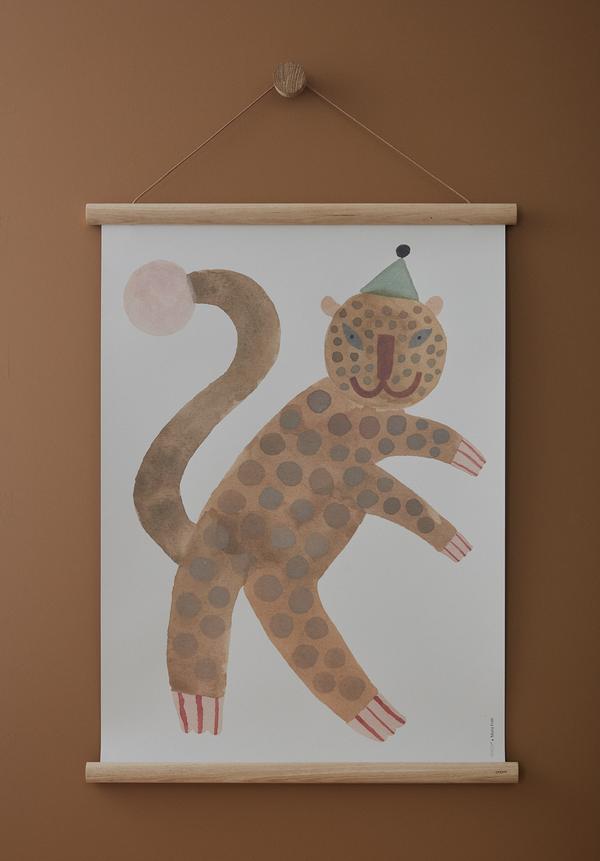 Standing Leopard Elvis Poster by OYOY