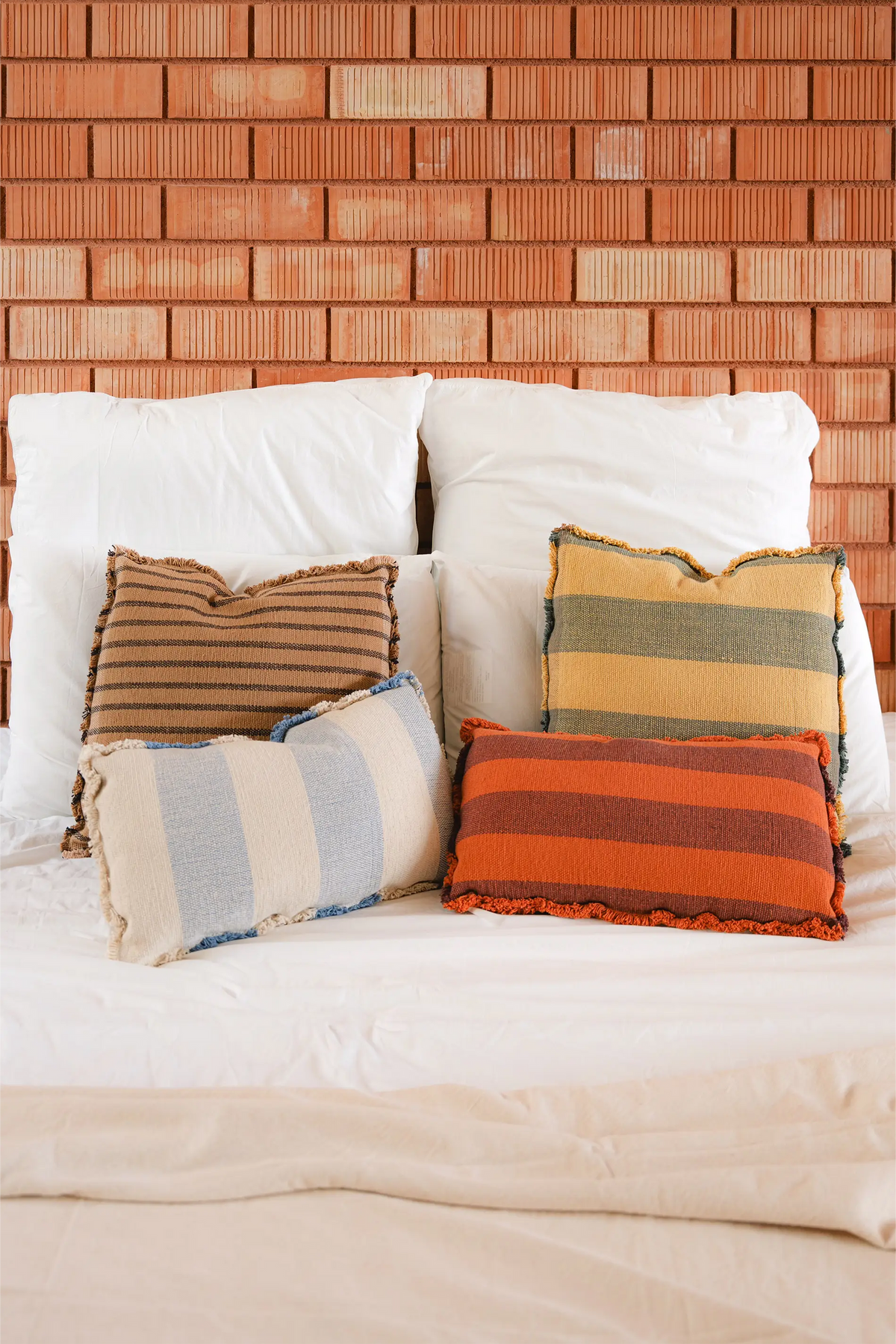 Lines Rectangular Cushion by Lorena Canals