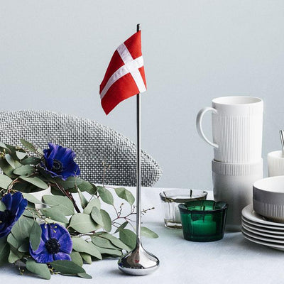 Danish birthday flag accessory by Rosendahl, featuring colorful fabric with Danish flag design for festive celebrations.