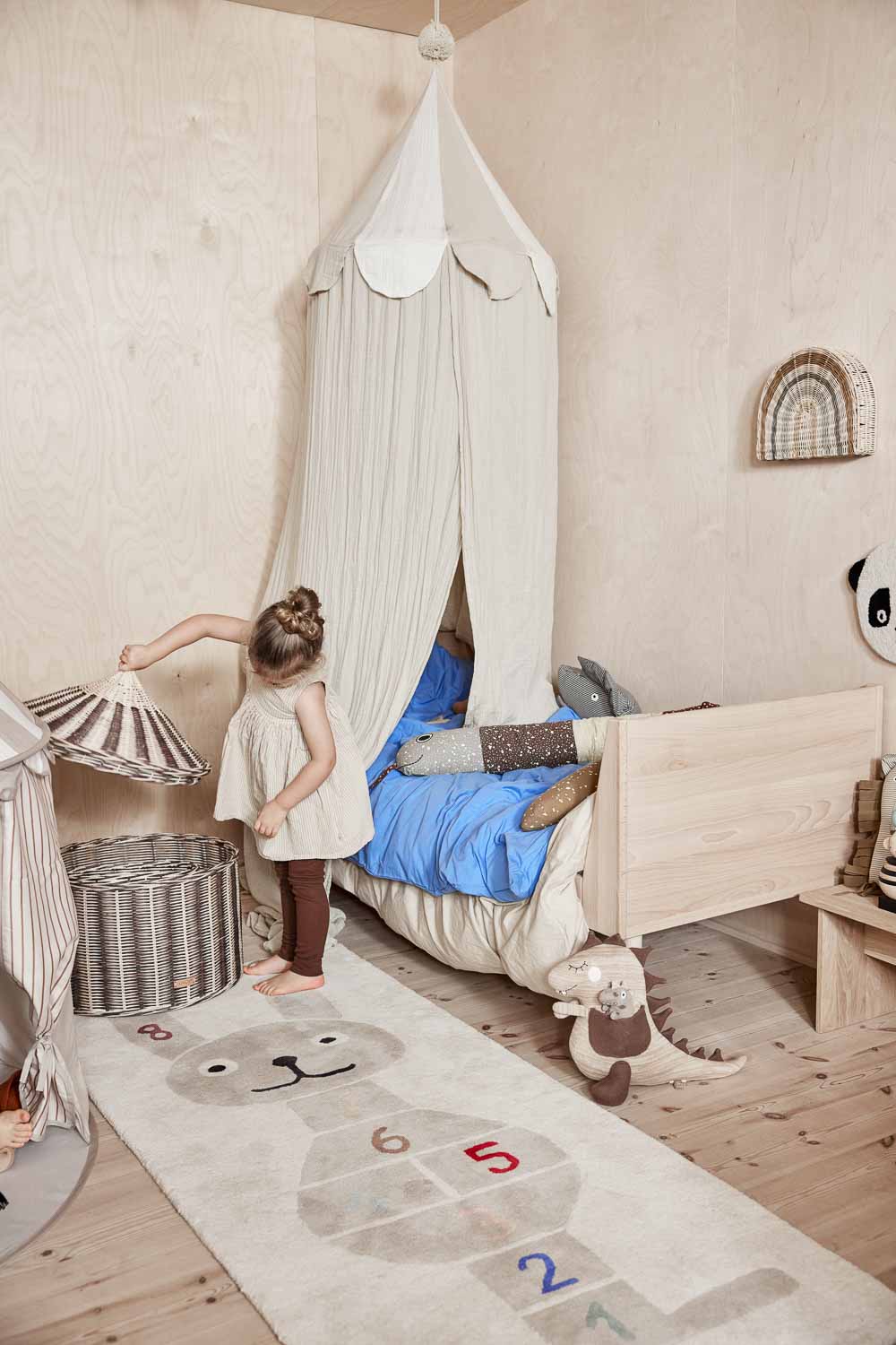 Rabbit Hopscotch Rug by OYOY MINI