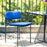 The Rachel Chair by Bend Goods, a modern black metal seating with a curved backrest and sleek design.