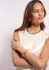 Relier X Bracelet - Gold Plated by Skultuna