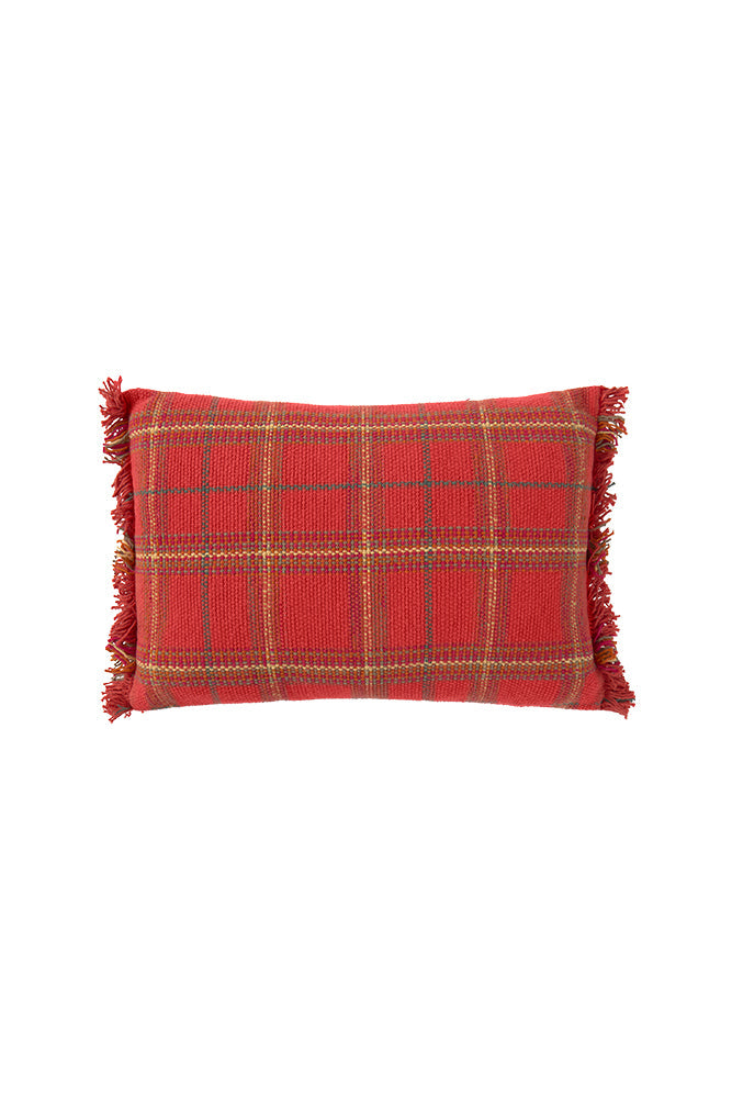 Handloom Tartan Cushion by Lorena Canals