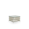 Caroline Side Table Exterior W/ Glass Top by Sika