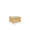 Caroline Side Table Exterior W/ Glass Top by Sika