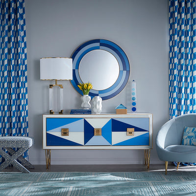 Blocks Hand-Knotted Rug by Jonathan Adler