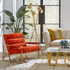Channeled Goldfinger Lounge Chair by Jonathan Adler