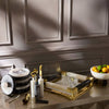 Mustique Ice Bucket - Black & White by Jonathan Adler