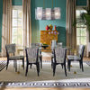 Rive Gauche Dining Chair - Stratus Black Ivory by Jonathan Adler