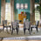 Rive Gauche Dining Chair - Stratus Black Ivory by Jonathan Adler