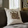 Botanist Snail Beaded Pillow - 20"x 20" by Jonathan Adler