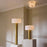 Alphaville Floor Lamp - Honed Brass