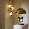 Globo Three-Light Sconce - Black & White by Jonathan Alder