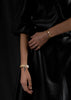 Ribbed Clasp Bangle - Gold Plated by Skultuna