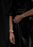 Ribbed Clasp Bangle - Gold Plated by Skultuna