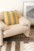 Lines Square Cushion by Lorena Canals