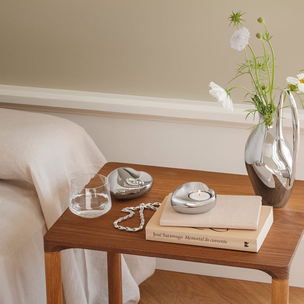 Heart Tealight Candle Holder by Georg Jensen