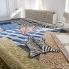 Zebra Flatweave Rug by Jonathan Adler
