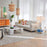 Circuit Marble Cocktail Table by Jonathan Adler