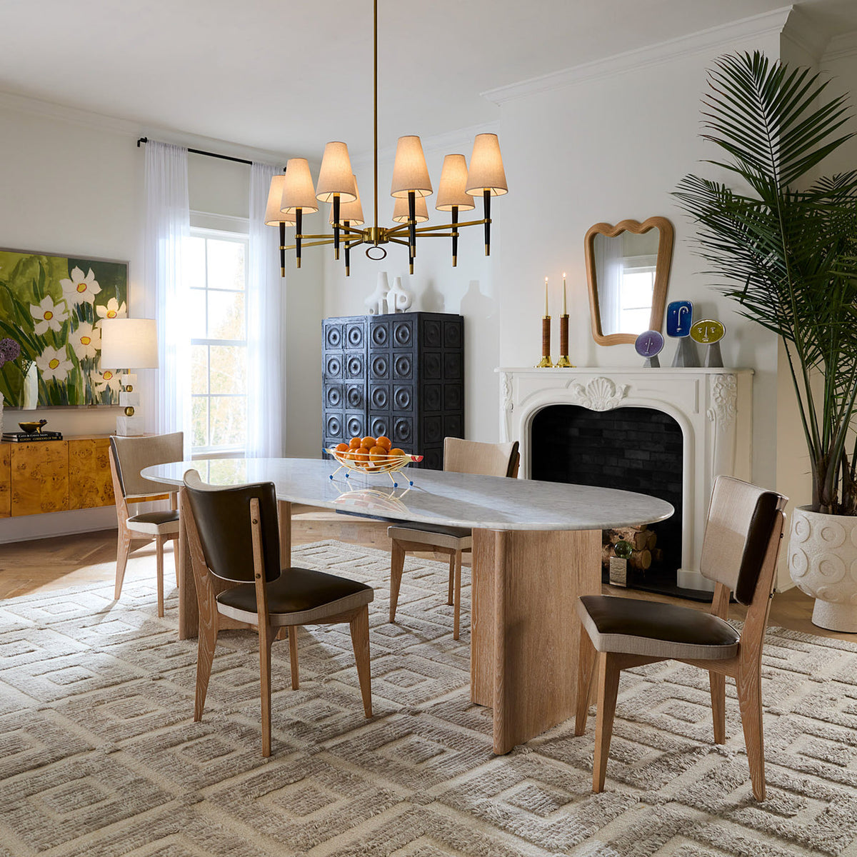 Brussels T-Base Dining Table by Jonathan Adler