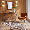Zebra Flatweave Rug by Jonathan Adler
