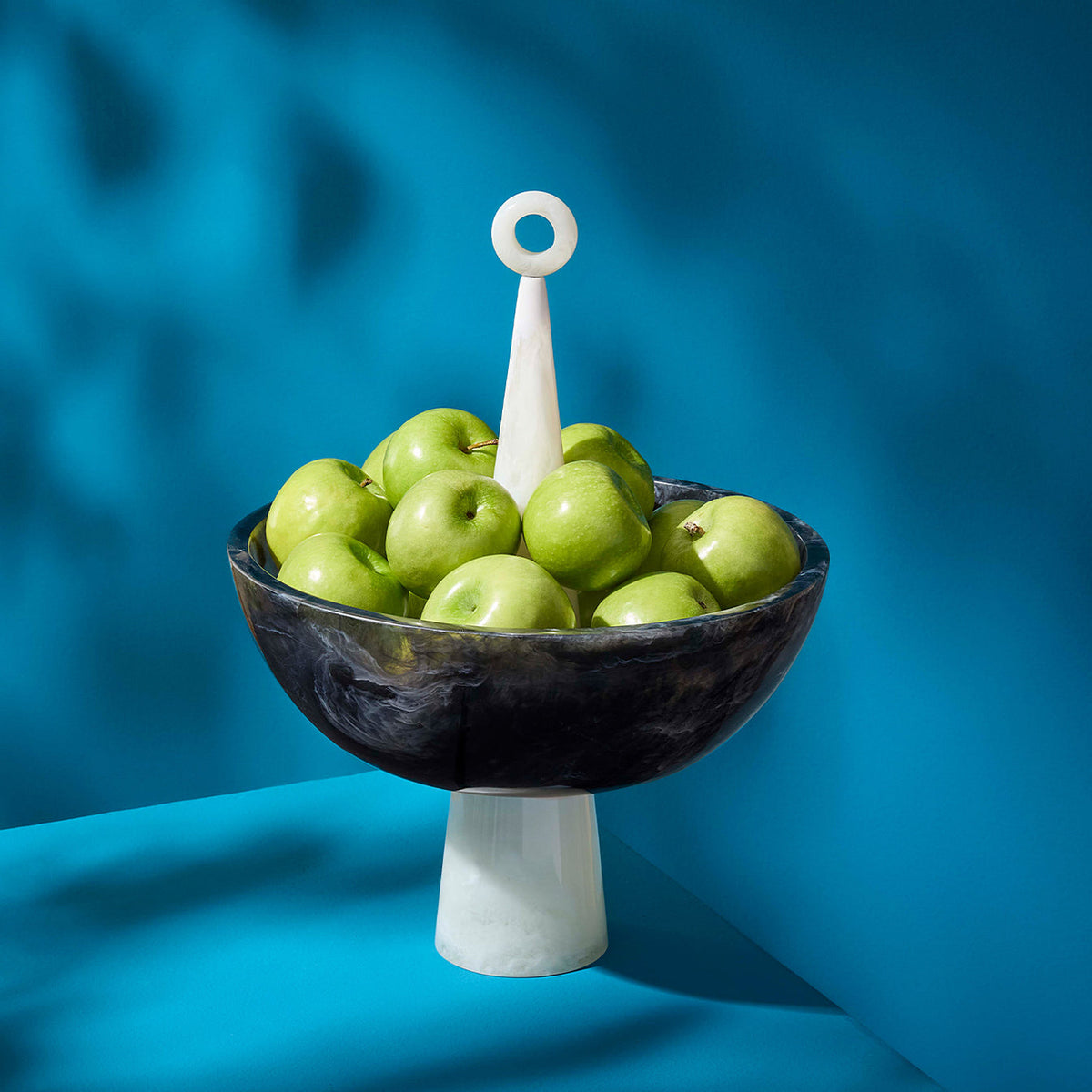 Como Finial Bowl - Black & White by Jonathan Adler