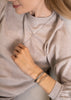 Chêne Raw Cuff - Silver Plated by Skultuna